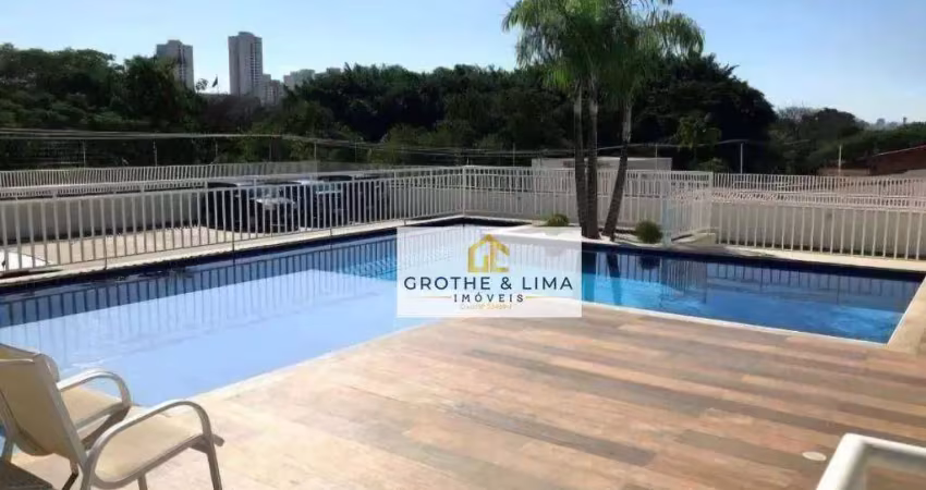 Amplo apartamento com 2 dormitórios à venda, 78 m² por r$ 710.200 - parque industrial - são josé dos campos/sp