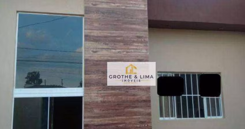 Casa com 3 dormitórios à venda, 80 m² por r$ 413.400 - jardim oasis - taubaté/sp