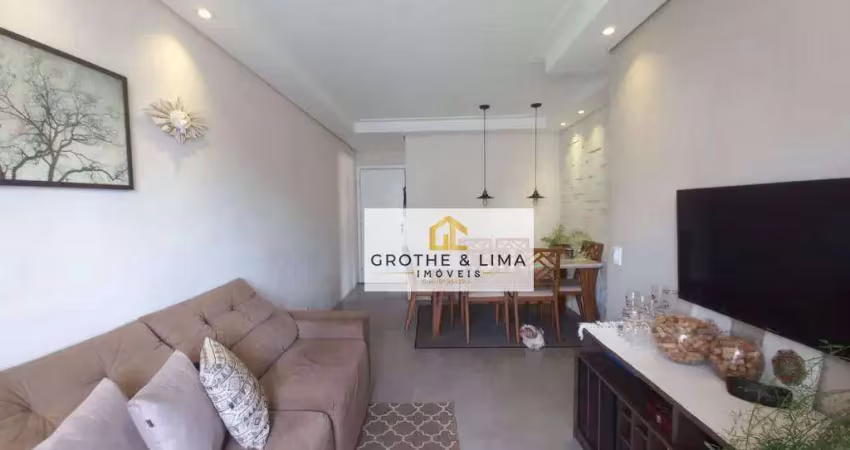 Apartamento com 2 dormitórios à venda, 70 m² por r$ 657.200,00 - jardim apolo - são josé dos campos/sp