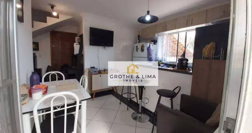 Sobrado com 2 dormitórios à venda, 62 m² - parque industrial - são josé dos campos/sp