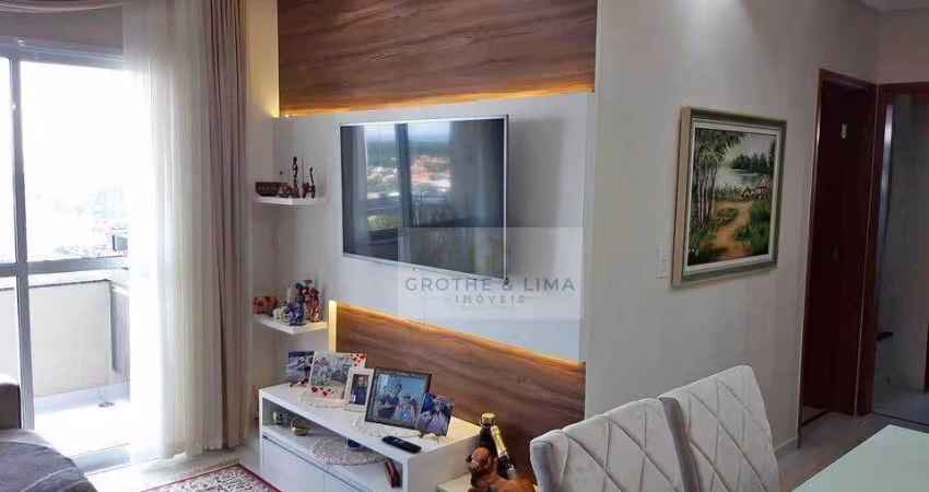 Apartamento com 2 dormitórios, 63 m² - venda por R$ 700.000,00 ou aluguel por R$ 4.860,00/mês - Parque Industrial - São José dos Campos/SP