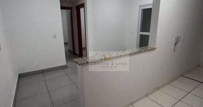 Apartamento novo com 2 dormitórios para alugar, 46 m² - Jardim Califórnia - Jacareí/SP