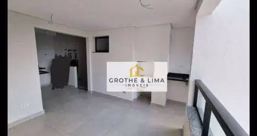 Apartamento com 2 dormitórios para alugar, 56 m² por r$ 4.610,00/mês - jardim oswaldo cruz - são josé dos campos/sp