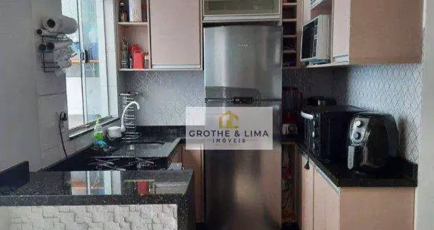 Sobrado com 2 dormitórios à venda, 80 m² por r$ 275.600,00 - jardim panorama - caçapava/sp
