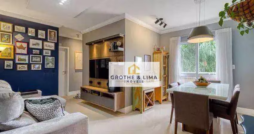 Apartamento com 3 dormitórios para alugar, 83 m² por r$ 5.200,00/mês - villa branca - jacareí/sp