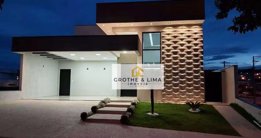 Lindissíma casa com 3 dormitórios à venda, 154 m² por r$ 790.000 - condomínio terras do vale - caçapava/sp