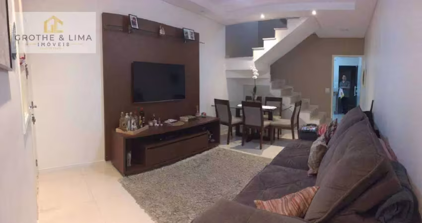 Sobrado com 2 dormitórios à venda, 80 m² por r$ 530.000,00 - residencial de ville - são josé dos campos/sp