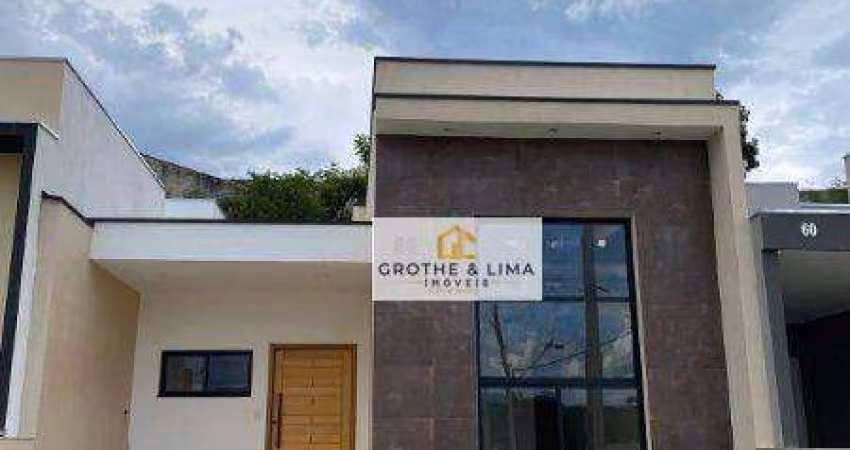 Novíssima casa térrea de 3 dormitórios, suite à venda, 130 m² - Condomínio Vila Romana - Pindamonhangaba/SP