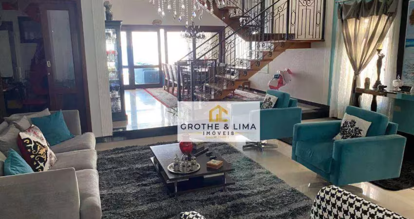 Casa com 4 dormitórios à venda, 400 m² por r$ 2.300.000,00 - jardim altos de santana i - jacareí/sp