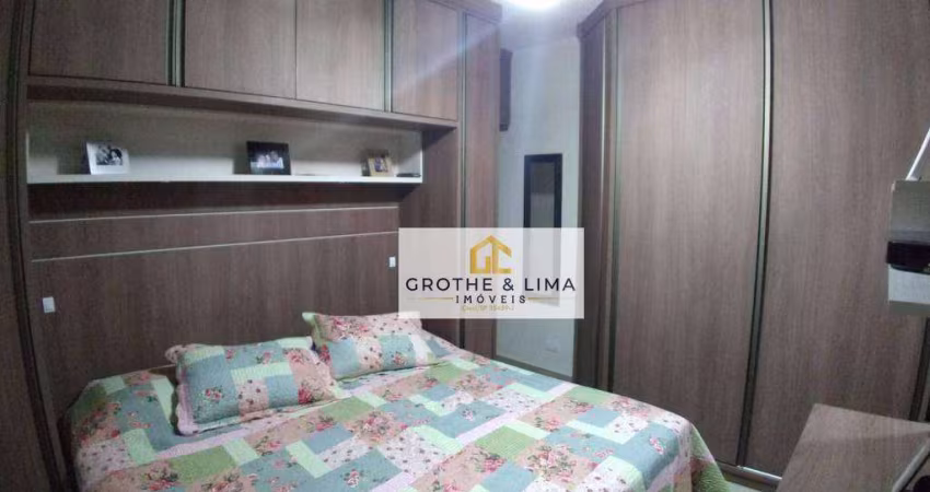 Casa com 2 dormitórios à venda, 80 m² por R$ 345.800,00 - Parque São Luís - Taubaté/SP