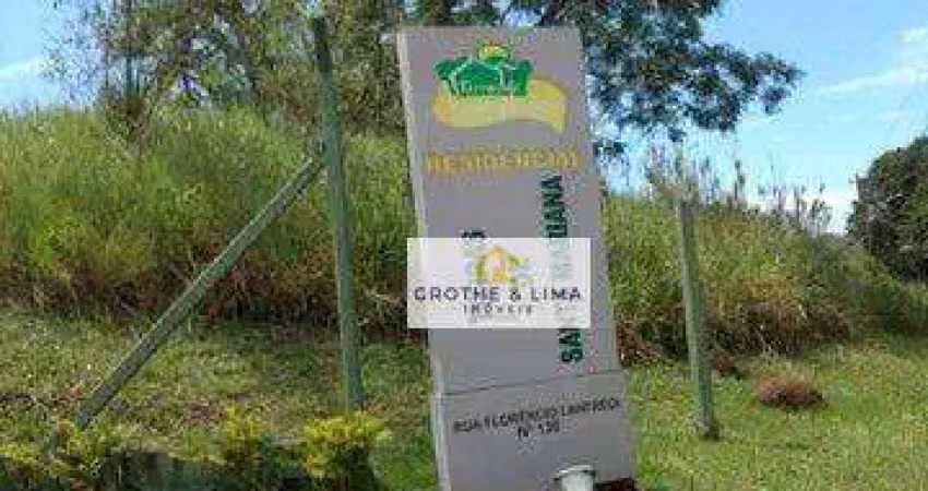 Terreno à venda, 2388 m² por r$ 520.000,00 - condomínio terras de santa mariana - caçapava/sp