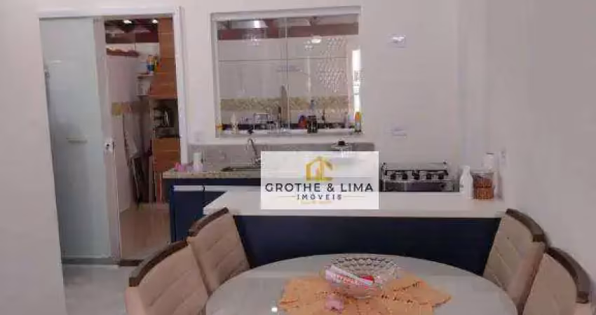Sobrado com 2 dormitórios, sendo 2 suítes à venda, 87 m² - massaguaçu - caraguatatuba/sp