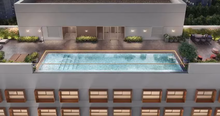 Studio de alto padrão na vila nova conceição - 19 m² - lazer no rooftop - melhor localização!!