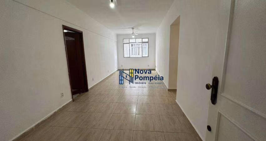 Apartamento com 2 dormitórios para alugar, 80 m² por R$ 3.000,02/mês - Estuário - Santos/SP