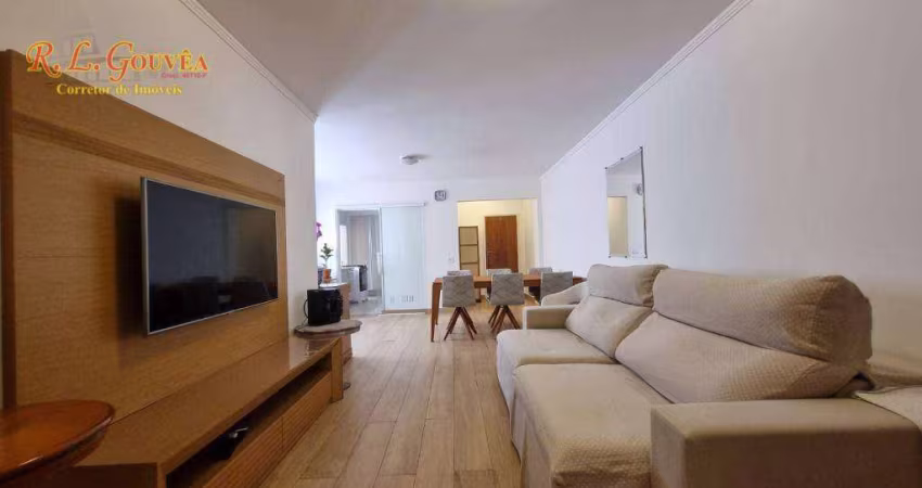 Lindo Apartamento com 3 dormitórios à venda, 130 m² por R$ 730.000 - José Menino - Santos/SP