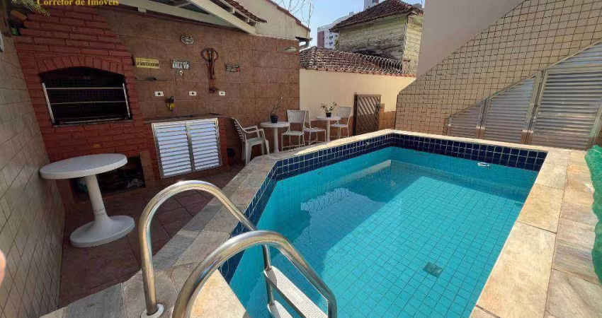 Casa com 3 dormitórios à venda, 173 m² por R$ 1.400.000,00 - Campo Grande - Santos/SP