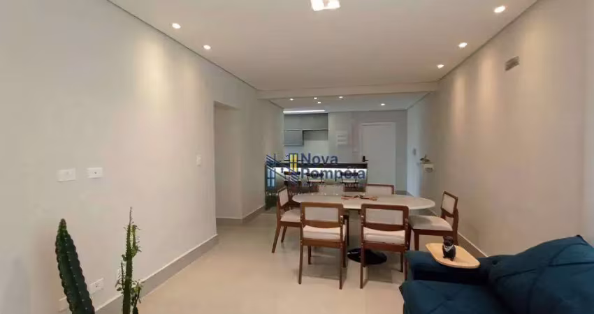 Apartamento com 3 dormitórios à venda, 120 m² por r$ 735.000,00 - gonzaga - santos/sp