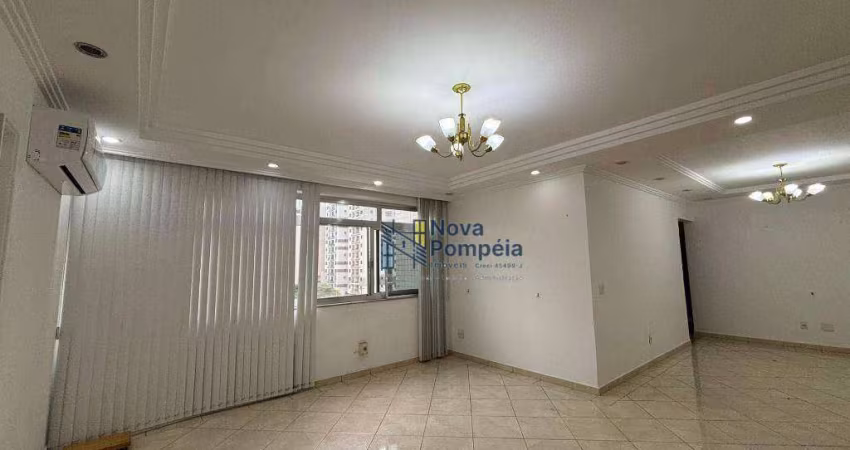 Apartamento com 3 dormitórios para alugar, 144 m² por R$ 6.000,02/mês - Gonzaga - Santos/SP