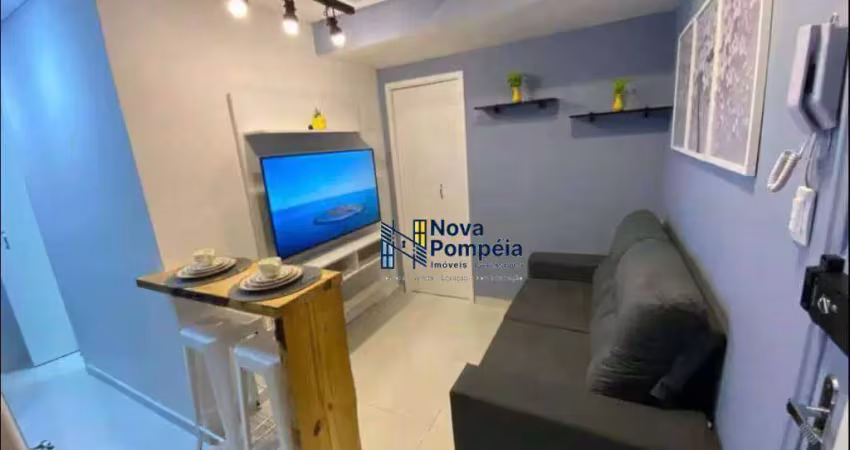Apartamento com 1 dormitório à venda, 35 m² por R$ 320.000,00 - Pompéia - Santos/SP