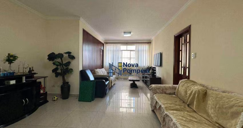 Apartamento com 3 dormitórios para alugar, 106 m² por R$ 4.700/mês - Pompéia - Santos/SP