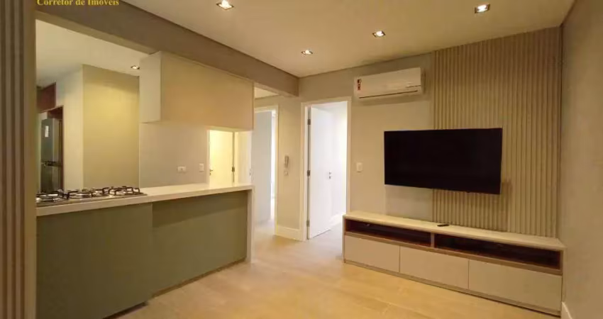 Apartamento com 2 dormitórios à venda, 65 m² por r$ 700.000,00 - boqueirão - santos/sp