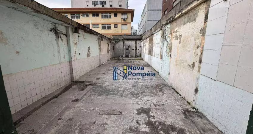 Casa com 3 dormitórios à venda por r$ 900.000,00 - pompéia - santos/sp