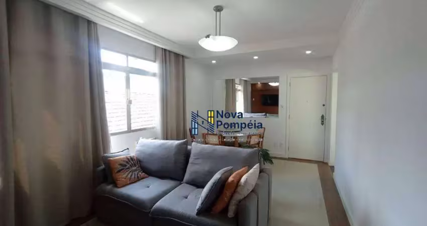 Apartamento com 3 dormitórios à venda, 120 m² por r$ 636.000,00 - ponta da praia - santos/sp