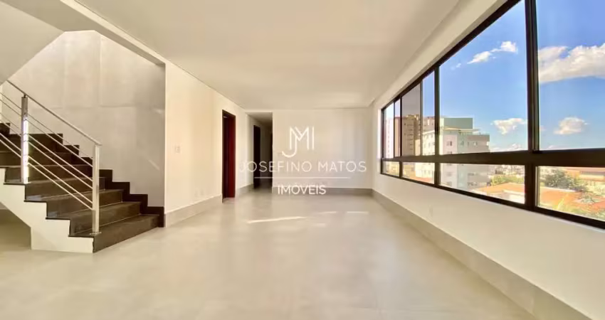 Apartamento cobertura duplex alto luxo à venda - 228m²- liberdade-pampulha-bh