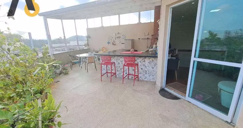 Cobertura com 3 dormitórios à venda, 160 m² por r$ 680.000,00 - freguesia de jacarepaguá - rio de janeiro/rj