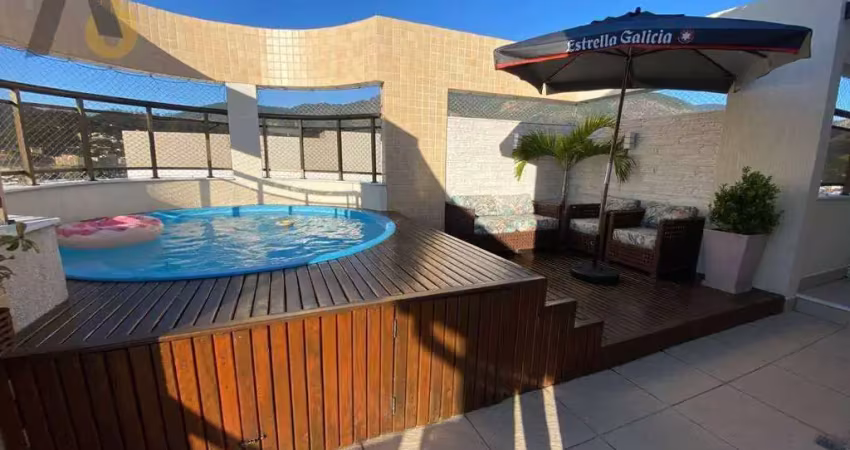 Cobertura com 3 dormitórios à venda, 208 m² por r$ 1.065.000,00 - freguesia de jacarepaguá - rio de janeiro/rj