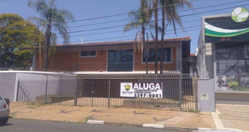 Casa com 4 dormitórios para alugar, 300 m² por R$ 11.044,00/mês - Taquaral - Campinas/SP
