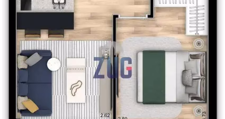 Apartamento à venda em campinas, vila itapura, com 1 quarto, com 36 m², my way guanabara