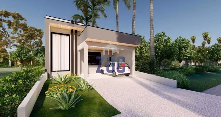 Casa à venda em paulínia, vila monte alegre, com 3 suítes, com 137.61 m², terras da estância