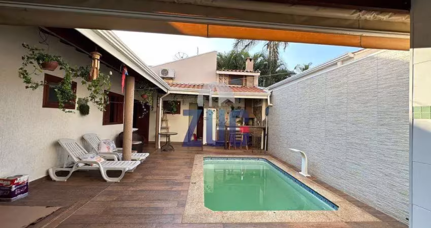 Casa à venda em paulínia, parque brasil 500, com 3 quartos, com 180 m², loteamento jardim okinawa