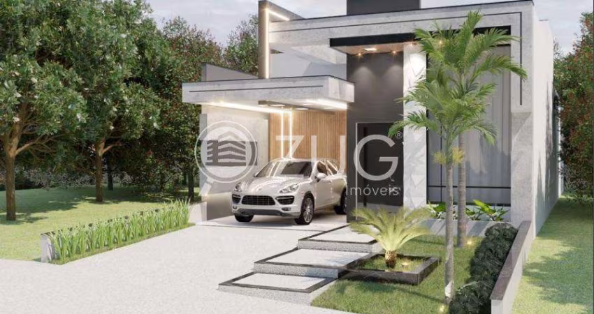 Casa à venda em Indaiatuba, Vila Rubens, com 3 suítes, com 140 m², PARK GRAN RESERVE