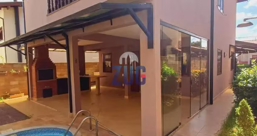 Sobrado à venda em campinas, parque rural fazenda santa cândida, com 4 quartos, com 185 m²