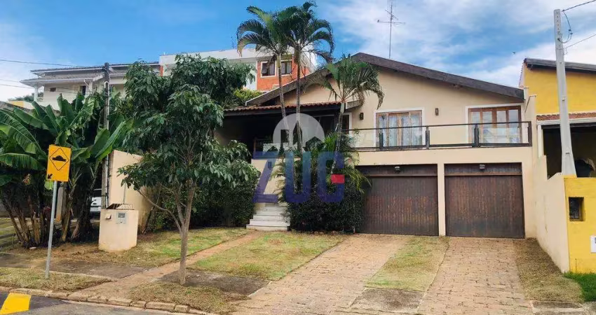 Sobrado à venda em campinas, loteamento caminhos de são conrado (sousas), com 3 quartos, com 219 m²