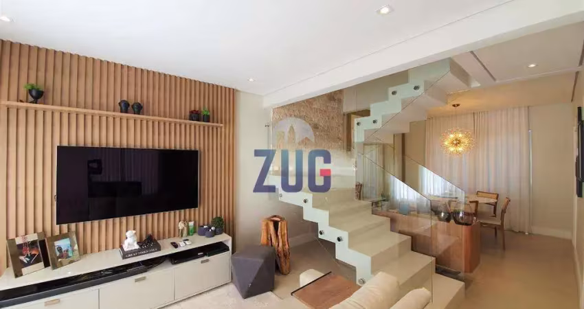 Sobrado à venda em valinhos, chácaras alpina, com 3 suítes, com 144 m², villa dorata residenziale