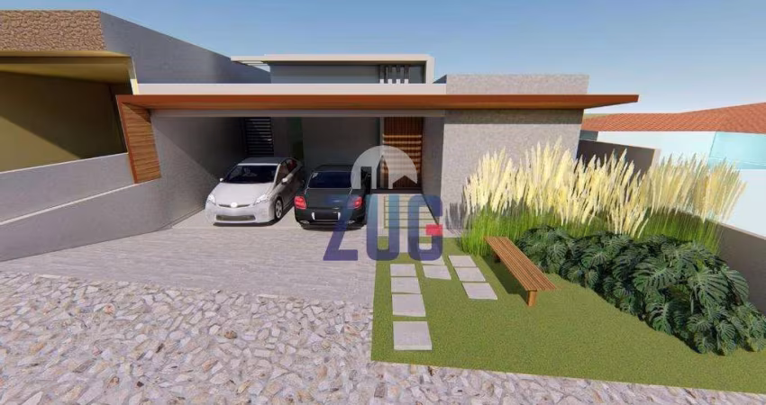 Casa à venda em Valinhos, Residencial São Domingos, com 3 suítes, com 180 m²