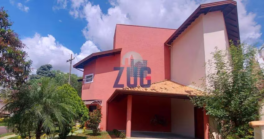 Sobrado à venda em valinhos, santa cruz, com 3 suítes, com 313 m²