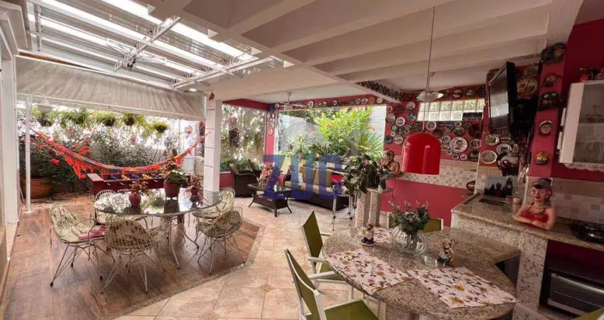 Sobrado à venda em valinhos, jardim alto da colina, com 4 suítes, com 368 m²