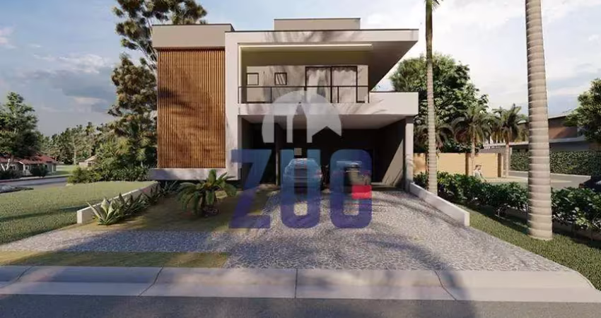 Sobrado à venda em paulínia, parque brasil 500, com 4 suítes, com 305.39 m², residencial santorini
