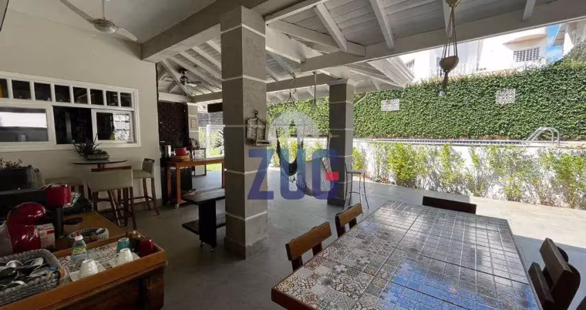 Sobrado à venda em valinhos, dois córregos, com 4 suítes, com 355 m², reserva colonial