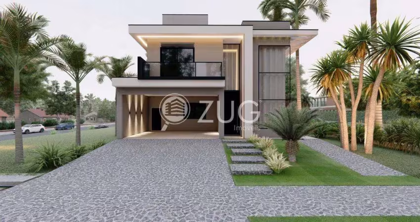 Sobrado à venda em paulínia, jardim américa, com 3 suítes, com 285 m², residencial villa bella siena