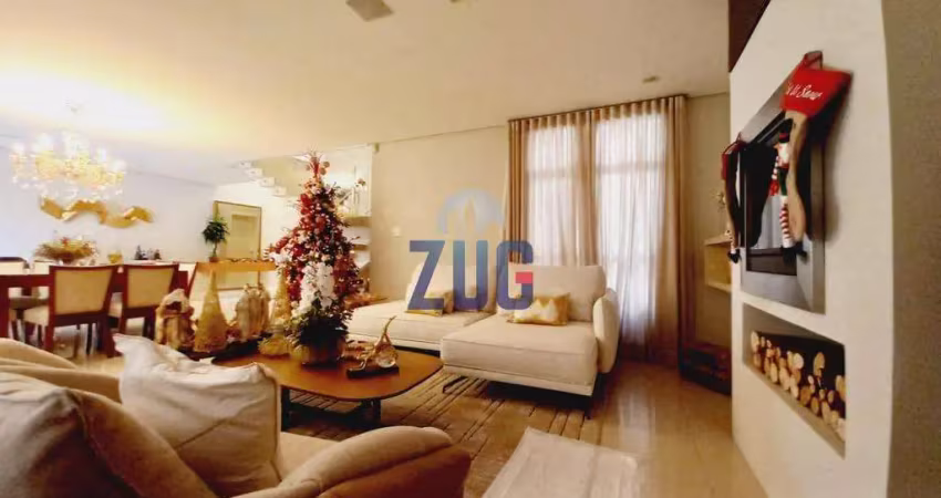 Sobrado à venda em campinas, parque rural fazenda santa cândida, com 4 quartos, com 490 m²