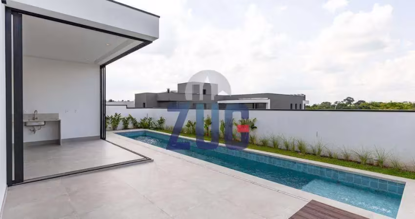 Casa à venda em campinas, alphaville dom pedro 2, com 3 suítes, com 228 m², alphaville dom pedro 2