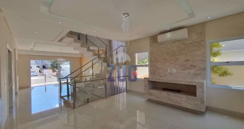 Sobrado à venda em valinhos, jardim pinheiros, com 3 suítes, com 331 m²
