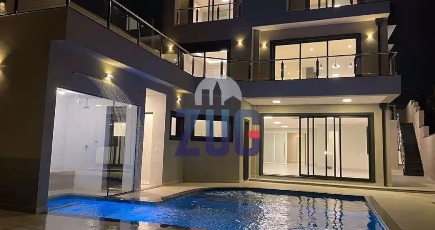 Sobrado à venda em campinas, swiss park, com 4 suítes, com 540 m²