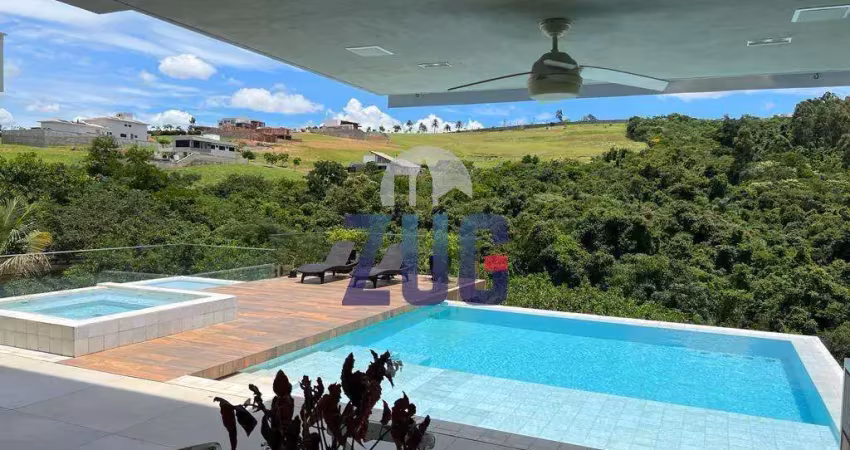Sobrado à venda em campinas, loteamento residencial entre verdes (sousas), com 6 suítes