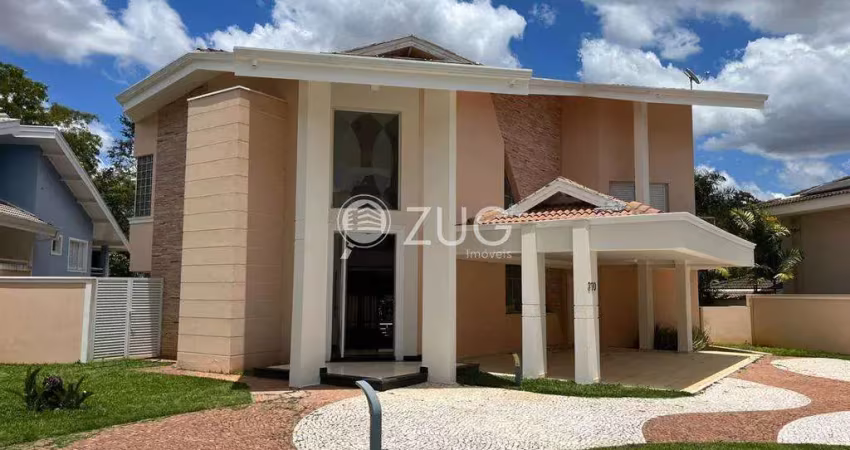 Sobrado para alugar em campinas, alphaville campinas, com 4 suítes, com 440 m²